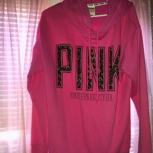 Pink hoodie